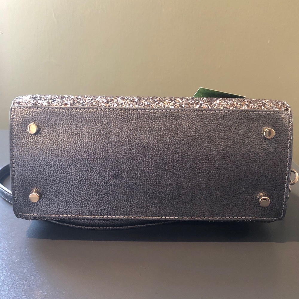 KATE♠️SPADE MINI REILEY Glitter Satchel Crossbody - Picture 5 of 6